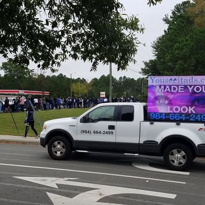 YouSeeItAds mobile billboard truck